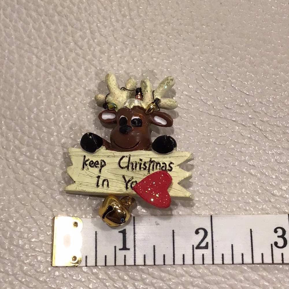 Christmas brooches/pins lot of 7 - Picture 6 of 9